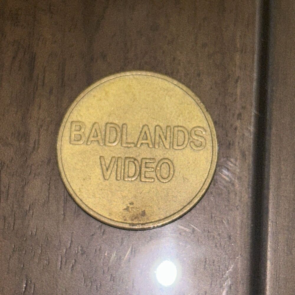 Badlands Video Rapid City, SD Arcade Game Token 24mm